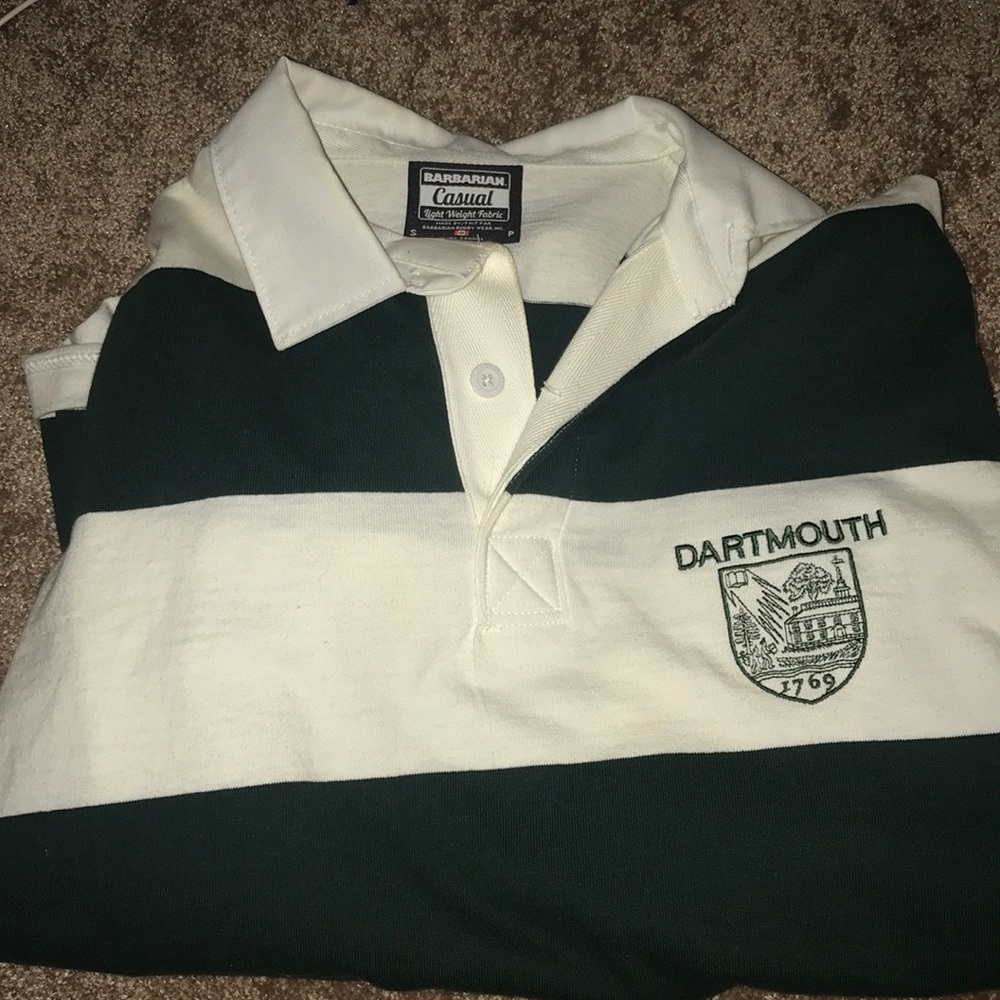 Dartmouth college rugby shirt